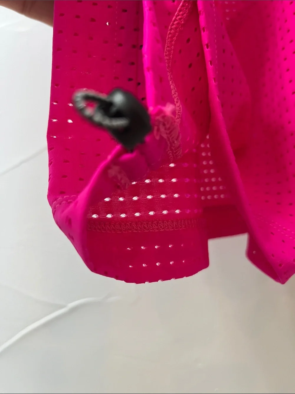 Nike- Hot Pink, Racerback Mesh Tankini Top W/ Integrated Padded Sports Bra. New!